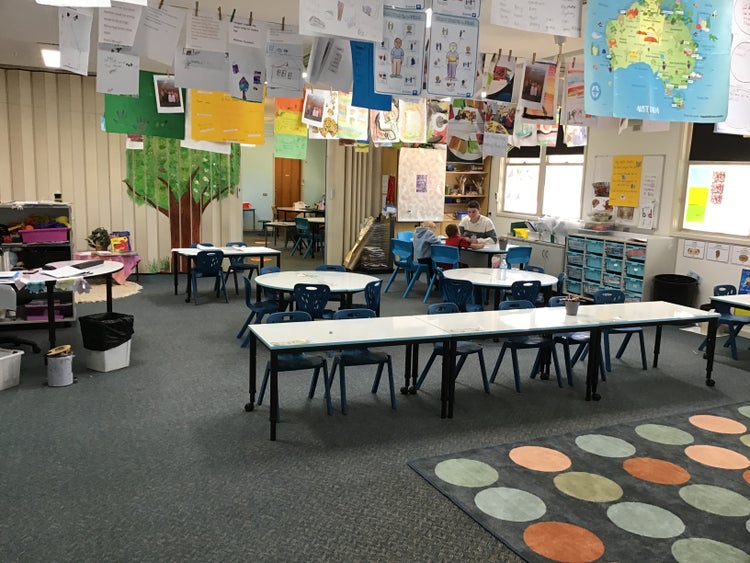 Year 1 students learning in their classroom