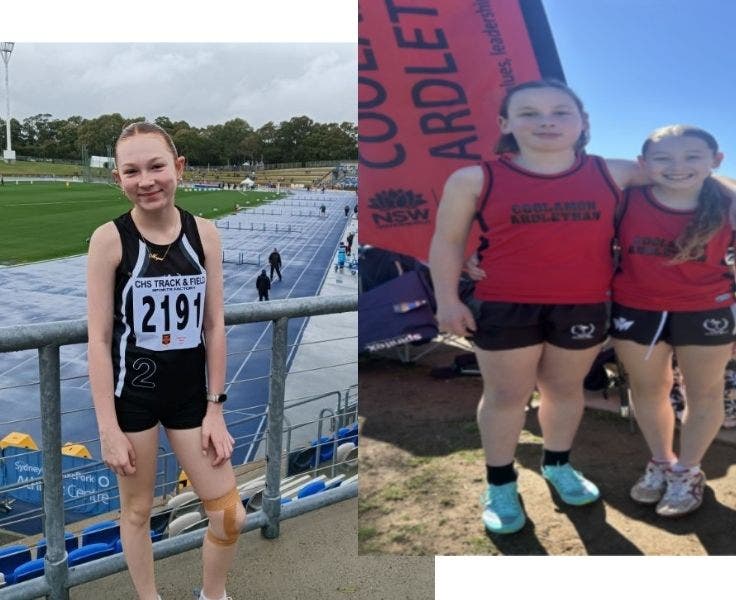 Students at regional athletics and state athletics