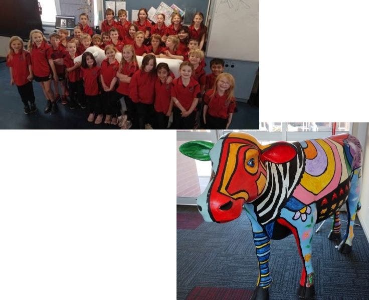 The Picasso cow, before and after